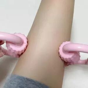 [셀러에이드]종아리 롤러 마사지기 핑크