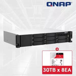 QNAP TS-873AeU-RP-4G NAS 8베이 아이언울프프로 240TB [30TBx8] HDD 포함