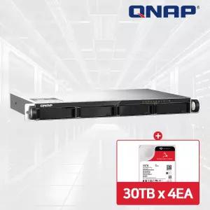 QNAP TS-435XeU-4G NAS 4베이 아이언울프프로 120TB [30TBx4] HDD 포함