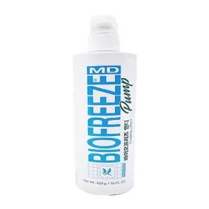 바이오프리즈 엠디 16oz 452g 펌프 대용량 스포츠겔 쿨링겔 마사지겔
