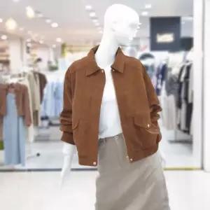 abfz sh06 심플 포인트 가죽 점퍼 자켓  SLBQZ4L02J