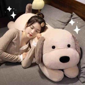 강아지바디필로우 대형인형 큰 긴 베개 생일 침대 장 선물