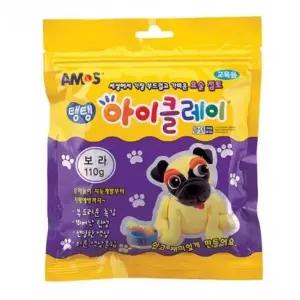 [셀러에이드]5000 탱탱아이클레이 110g 보라 5개