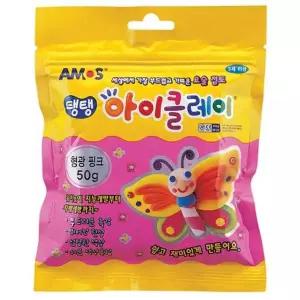 [셀러에이드]탱탱아이클레이 50g 형광분홍