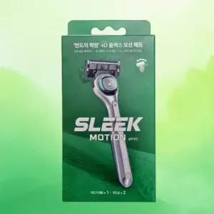 도루코 슬릭 모션 6중날 면도기(핸들1, 면도날2)