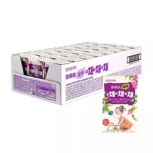천호엔케어 하루의 보라 과채야채합채 140ml x 24팩 1박스 어린이집 간식
