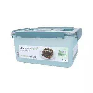 락앤락 숨쉬는 김치통 7L HPL887B 김치냉장고 보관통 핸디형 투핸들 손잡이 김장통