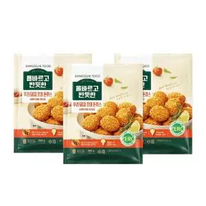 신세계푸드 올바르고 반듯한 우리 돼지 꼬마돈까스 500g×3개 국내산