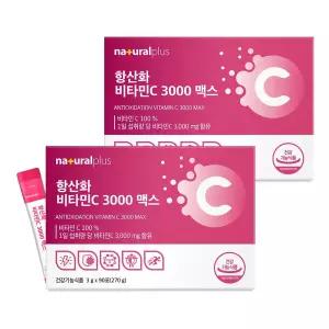 내츄럴플러스 항산화 비타민C 3000 맥스 고함량 90포 2개 부모님선물