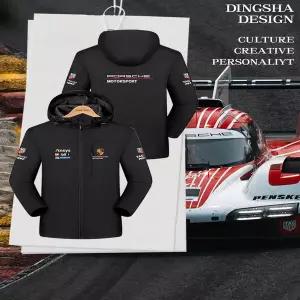 레이싱 자켓 재킷 점퍼 유니폼 모터팀 2025 포르쉐 WEC 팀 의류 르망 슈트 카 팬 윈드브레이커 남여공용 후