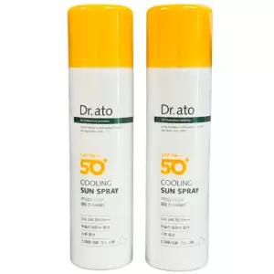 닥터아토 쿨링 선 스프레이 150ml x 2개 뿌리는 선크림 썬 미스트