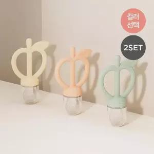 [모윰] 애플피치 치발기 과즙망 (실리콘망 1단계+2단계 포함) 2개세트
