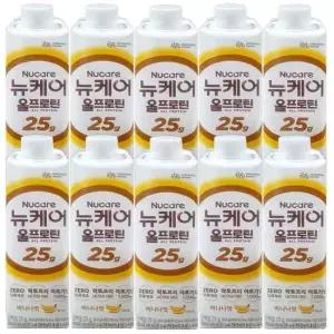뉴케어 올프로틴 바나나맛 245ml(10팩) 건강영양식 단백질 보충 음료