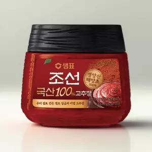 샘표 모든재료 국산 깊은맛 우리쌀 조선고추장 1kg 1병 태양초 조청
