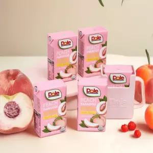 Dole 돌 신선한 과즙 피치 파라다이스 120ml 32팩 1박스 과일주스 남녀노소
