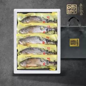 [어화반상]법성포 부세찐보리굴비 특선 선물세트 5미 30-32cm(내장제거+자숙/전자레인지3분 완성)