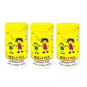경남제약 어린이를 위한 비타민 레모나 키즈 츄어블 100정 비타민C 3통