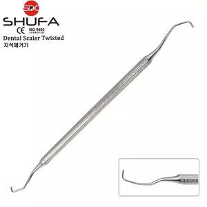 SHUFA 의료용 치석제거기 무딘형 SH002-002 치과용 탐침 dental scaler twist
