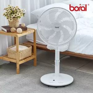 [리퍼상품] 보랄 BLDC 발터치 서큘레이터 리모콘형 BR-BFC1000H 풋터치 선풍기 저소음 7엽날개 8시간 타이머