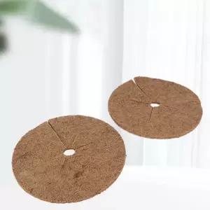 야자수 화분 매트 코코넛 덮개 보호 흙 날림 방지 반려동물 분갈이 쏟아짐 관리 용품 받침 원형 만짐 토퍼