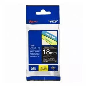 [셀러에이드]브라더 라벨터치테이프 TZe-345 18mm 흑색흰색글씨 다벨터치