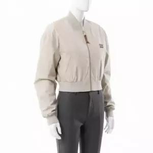 미우미우 MUST IT_ MIU MIU 파나마 코튼 블루종 재킷 여성 점퍼 아우터 ML1050 12NS F0A08
