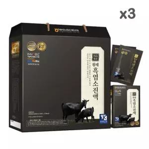 더존건강 황제 흑염소 진액 60ml x 30포 3박스 구정 설날 추석 부모님 선물세트