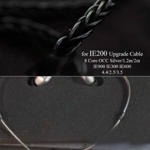 sennheiser 호환 IE900 업그레이드 케이블 8 가닥 OCC 2.5/3.5/4.4mm 밸런스드 1.2/2m HiFi 사운드 스테이