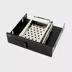 컴퓨터본체용 저발열 HDD/SSD 2베이 하드랙(2.5형) USB 데스크탑 보안 작은