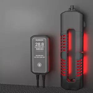 자동 가열봉 어항 탄소섬유 온도조절 수족관 전기히터 300W 디지털 일정온도 워터히팅