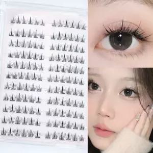 자연스러운 셀프 인조 속눈썹 120개 1세트 태양꽃 아이 메이크업 미용소품