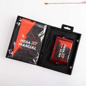 세가 제네시스 드라이브 미국/일본/유럽 게임 콘솔용 매뉴얼이 포함된 X7 울트라 LED 카트리지