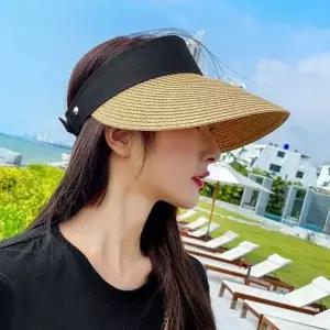 여름모자 여자벙거지모자 자외선차단 비치모자 여자 패션모자 썬캡 귀달이모자 모두팜