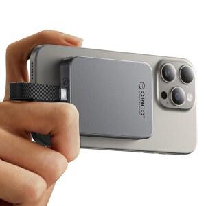 ORICO 2TB 마그네틱 휴대용 SSD 알루미늄 합금 4K 120fps ProRes HDR 기록 및 저장 최대 2000MB/S 외장 솔리드 스테이트 드라이브 아이폰호환 16 Pro Max 태블릿 컴퓨터와 호환 - K20