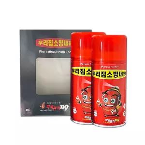 뉴파워펀치119 소화기 2개 미니소화기 초기집압용 우리집소방대원 화재