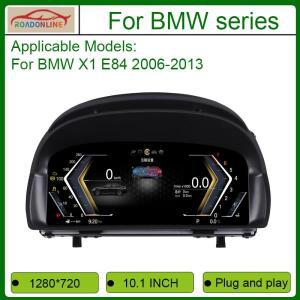 2026년형 BMW X1 E84 (2006-2013)용 10.1인치 LCD 디지털 계기판 버추얼 콕핏