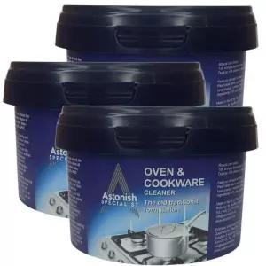 아스토니쉬 오븐 앤 쿡웨어 클리너 Astonish 주방 조리기구 인덕션 400g, 3개