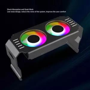 방열판 팬 저소음 작동 듀얼 충격 흡수 설계 메모리 모듈 DDR/DDR2/DDR3/DDR4/DDR5용