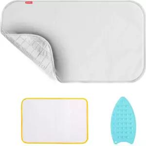 다림질 매트 담요 업그레이드된 두꺼운 휴대용 여행용 패드 테이블 상판용 격리 히트 커버 세척기 건조기
