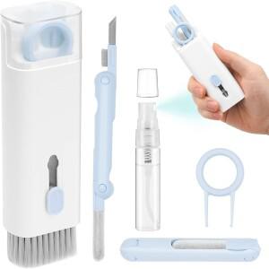 모니터 키보드 Airpods MacBook iPad iPhone 청소 키트, 화면 방진 브러시에 사용되는 7-in-1 전자