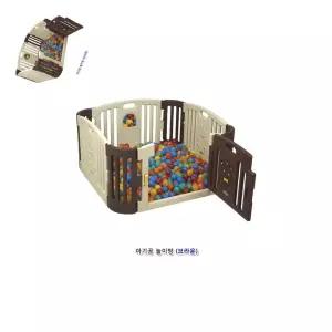 가타 아기곰놀이방 브라운 아기펜스