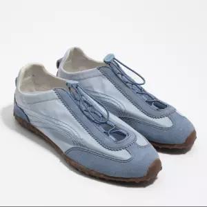 26 SS 스웨이드 나일론 13 28 발레리나 스니커즈 블루 B265AIS011BL4