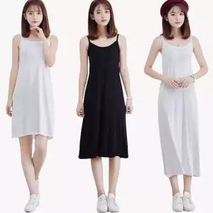 [로즈엘리]시원하고 가벼운 스판 홈웨어 원피스 3종 (미니 미디움 롱) 2장 2026