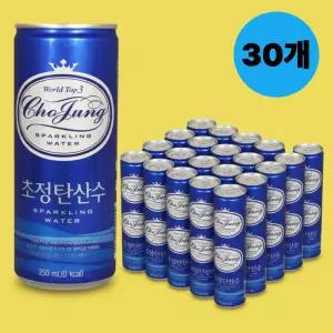 일화 초정 탄산수 플레인 기본 무향 무가당 스파클링 소다수 워터 캔 250ml 30개