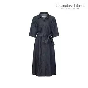 [써스데이아일랜드][Thursday Island] 풀오픈 셔츠형 원피스(T244MOP635W)