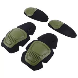 스포츠 안전 무릎 패드 팔꿈치 지원 페인트 볼 Airsoft 전술 보간 보호대 G2G3 개구리 탑 바지 기어 전투