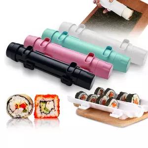 예초기  스시 메이커 DIY 롤러 쌀 금형 고기 야채 롤링 장치 만들기 기계 도시락 주방 가제트