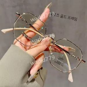 다초점안경 독서 눈 보호 근시 휴대용 돋보기 확대경 블루라이트 안경 렌즈