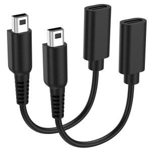 닌텐도용 Vancle 2 팩 USB C 충전 케이블 어댑터 새로운 3DS XL / 2DS 2DSI DSI