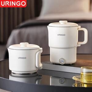 URINGO 접이식 전기 멀티 쿠커 800ML 용량 휴대용 야외 여행 호텔 주전자 220V 물 보일러